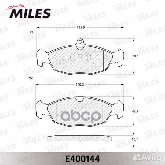 Колодки тормозные opel astra F/daewoo nexia/CHE