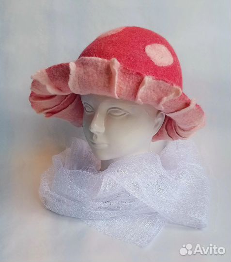 Банная шапка. Мухомор