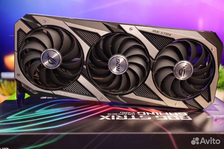 Видеокарта asus rtx 3060ti Rog Strix