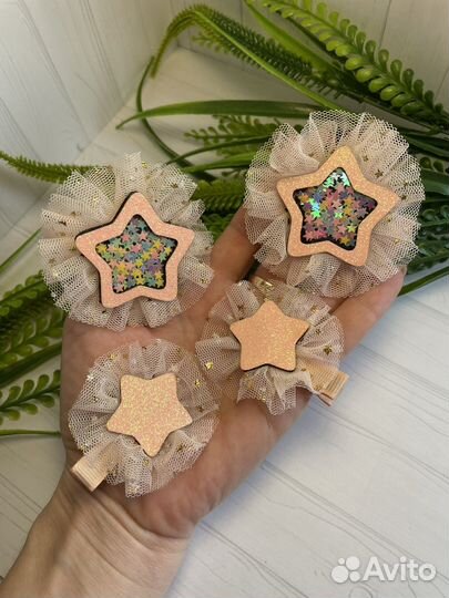 Бантики ручной работы звезда