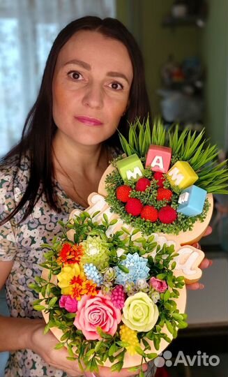 8-ка пенобокс из мыла ручной работы