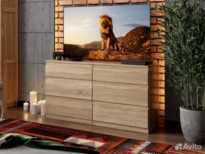 Комод Кастор 6 ящиков