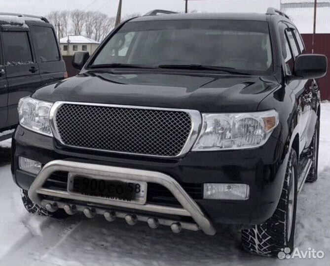 Защита бампера toyota land cruiser LC 200