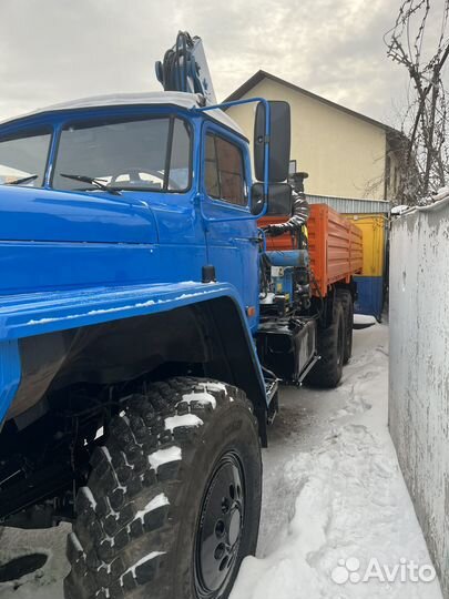 Бортовой грузовик Урал 4320 с КМУ Инман, 2017