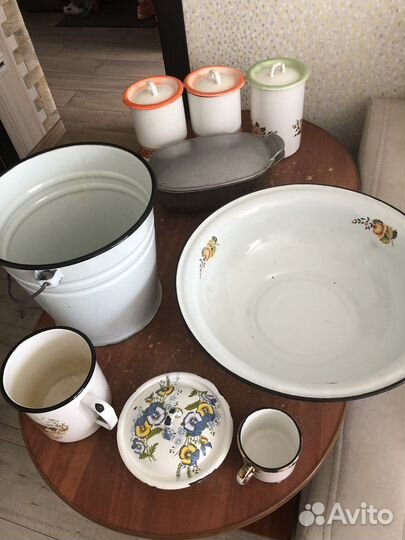 Ведро таз кружки сыпучие утятница металл СССР