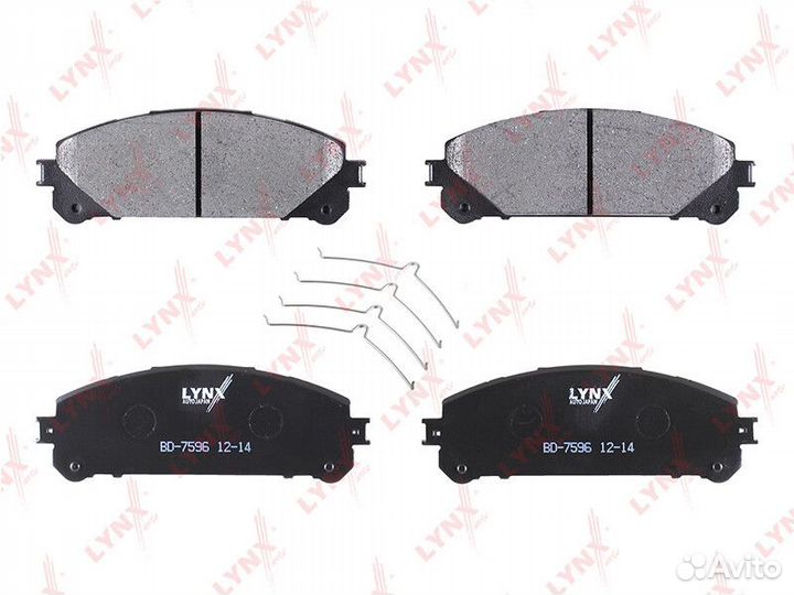 Колодки дисковые lynxauto BD-7596