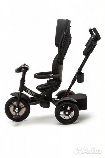 Велосипед 3-х кол. zigzag premium 12/10 черный