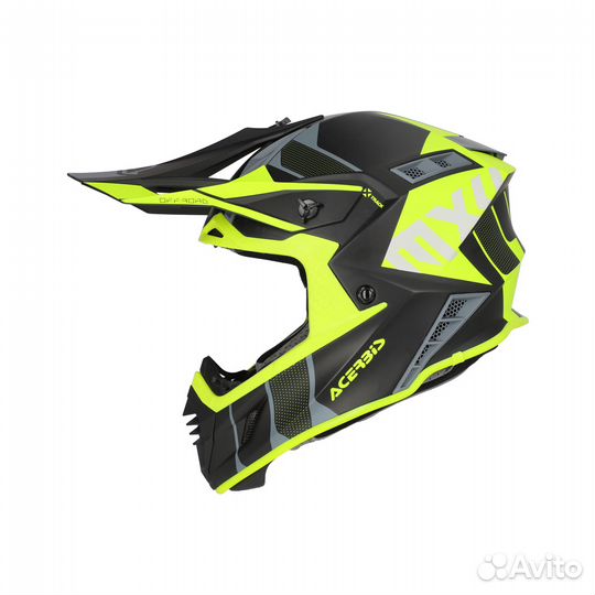 Шлем Acerbis X-track 22-06 Black/Fluo-Yellow