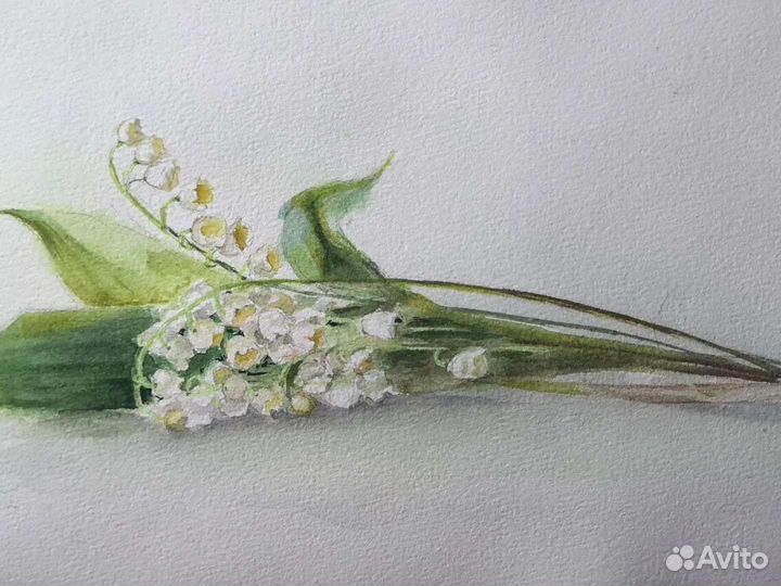 Картина акварель. 