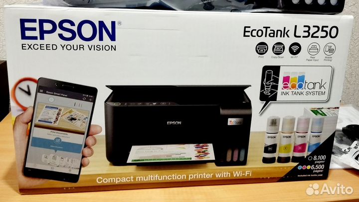 Новое мфу Epson EcoTank L3250