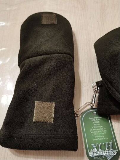 Варежки перчатки хсн цвет хаки, размер s