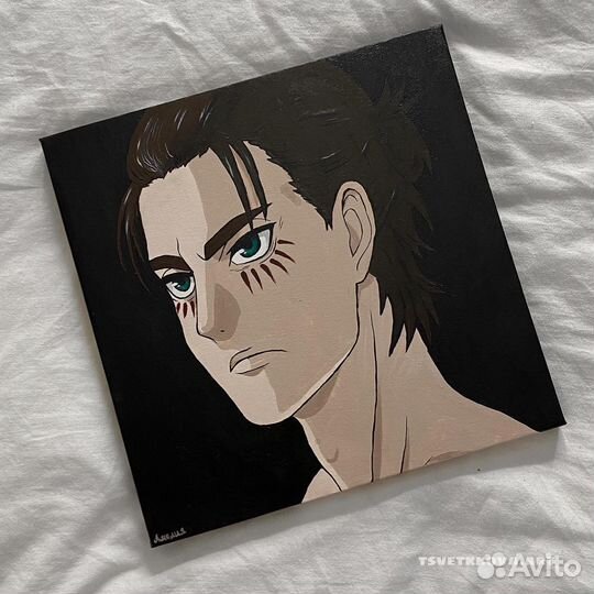 Картина на холсте / Эрен Йегер / аот