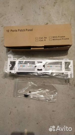 Патч панель 6,12,24,48 портов