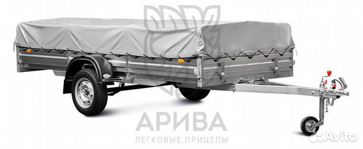 Прицеп для УАЗ 11.025 с тентом 50 см. Уст. Фаркопа