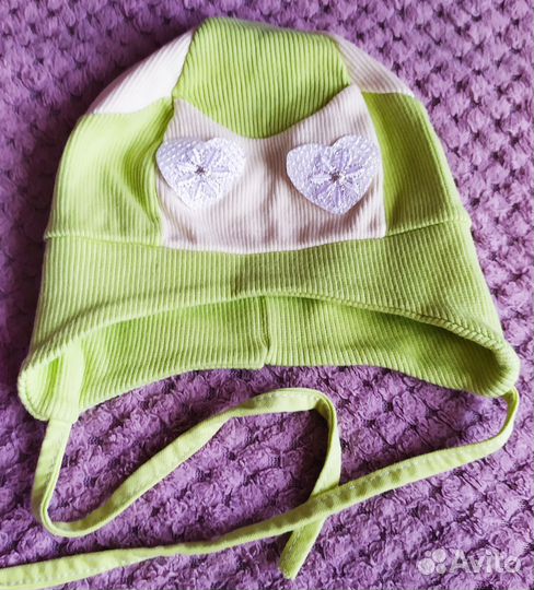 Шапочка на завязках