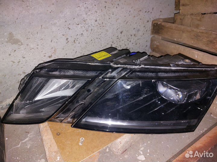 Фары Шкода Октавия а7 рестайлинг