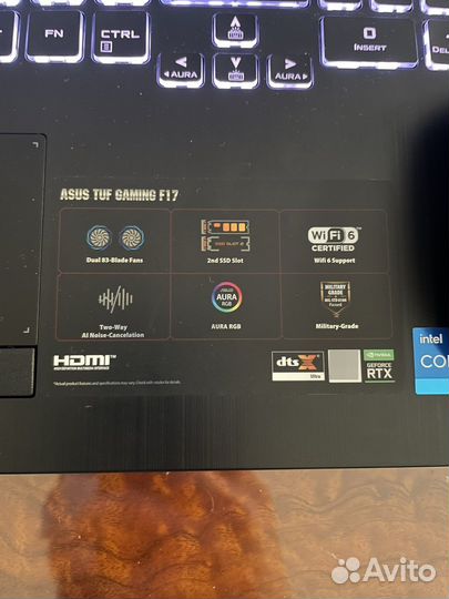 Asus tuf gaming f17 fx706heb - hx-103