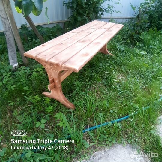 Лавочка из дерева