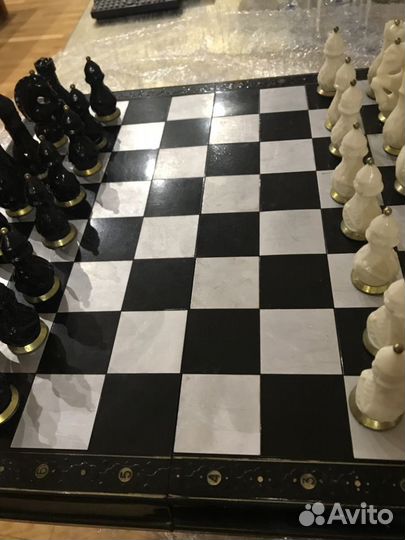 Шахматы Карболит Старинные Сибирский сувенир СССР