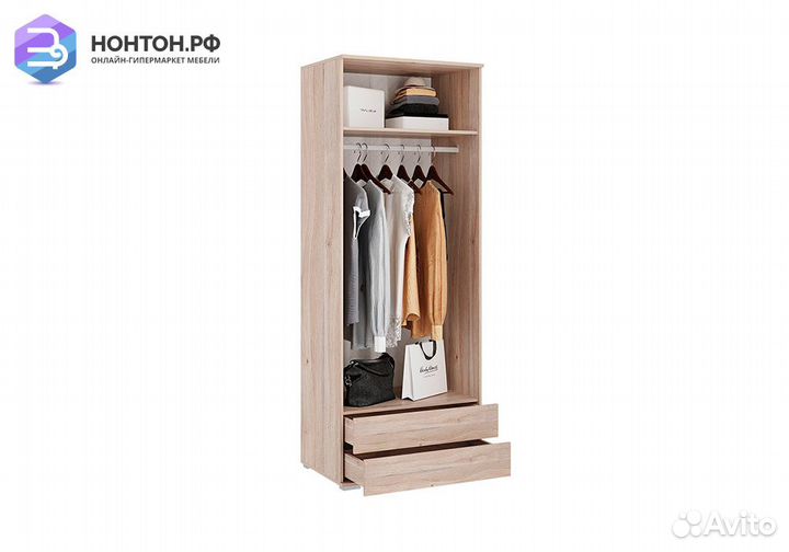 Шкаф двухдверный Лайк 55.02 дуб мария