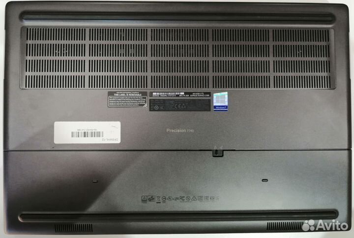 Dell Precision 7740 17 i7-9850H/64gb/1tb/RTX 5000