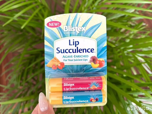 Бальзам для губ Blistex 2 шт, тропические фрукты