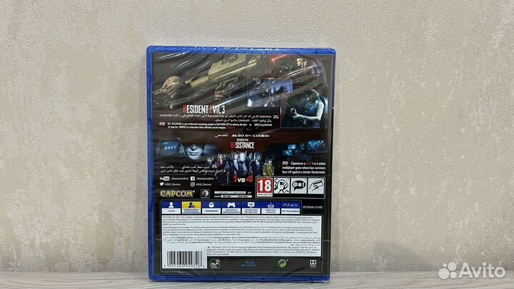 Resident evil 3 ps4 Новый диск