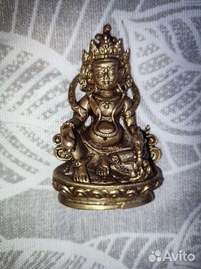 Статуэтка Кубера, Бог богатства, 8,5 см, Непал