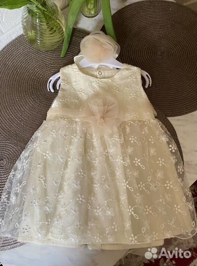 Нарядное платье для девочки 80