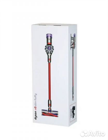 Новый пылесос dyson v8 slim fluffy новый