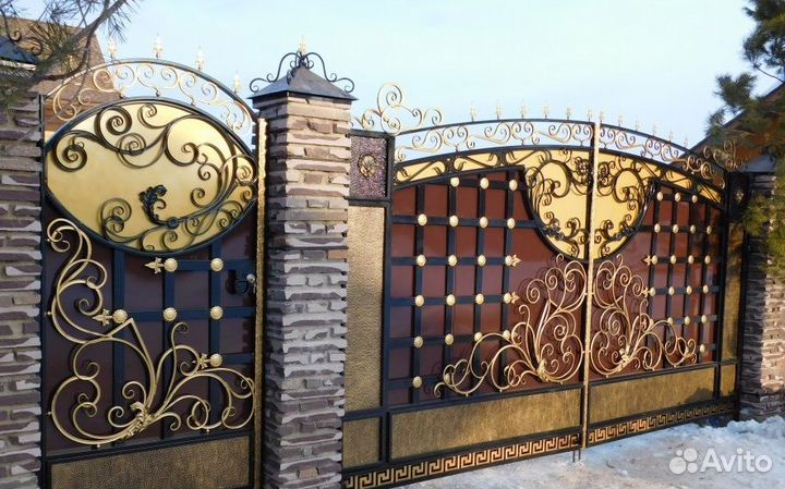 Кованые ворота