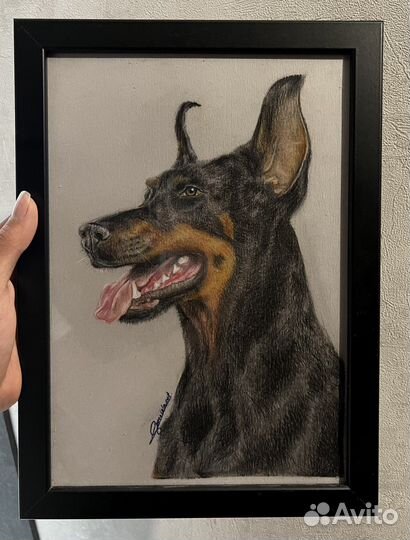 Картина пастелью на заказ