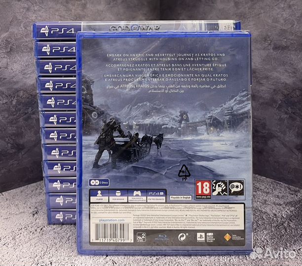 God of War Ragnarok на PS4 Новый диск