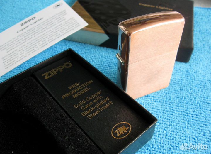 Zippo Solid Copper Collectible (USA) 2022