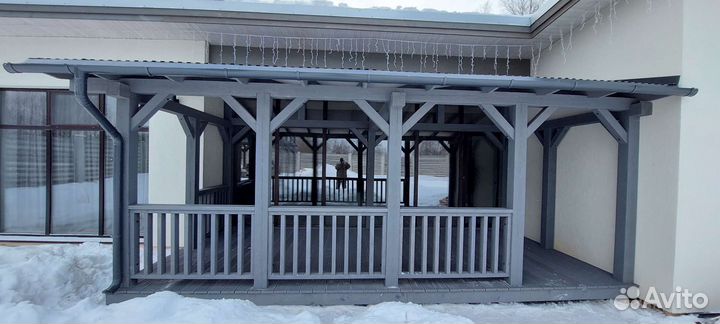 Навес автомобильный, Беседки, Пристрои, Террасы