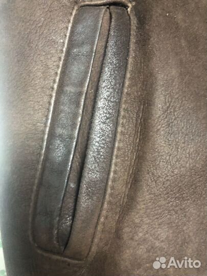 Мужская натуральная дубленка