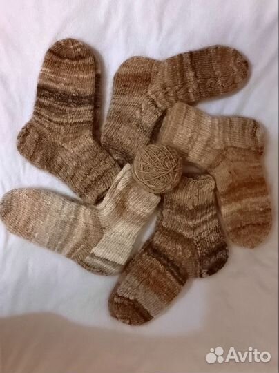 Носки из шерсти (пуха) шпица