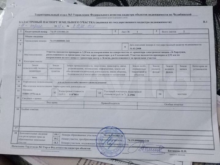 Участок 5,1 га (СНТ, ДНП)