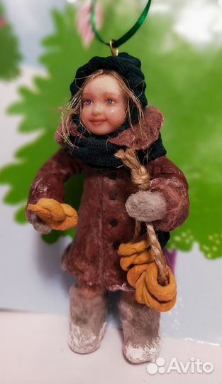 Ватные ёлочные игрушки