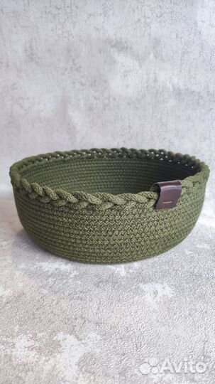 Корзины х/б для хранения и белья