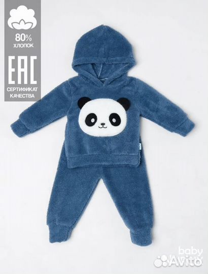 Флисовый костюм для мальчика 74-80