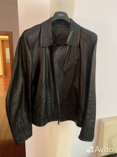 Кожаная куртка Prada оригинал 52-54р