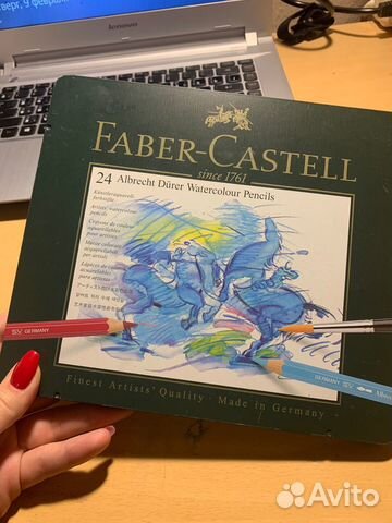 Акварельные карандаши faber castell durer