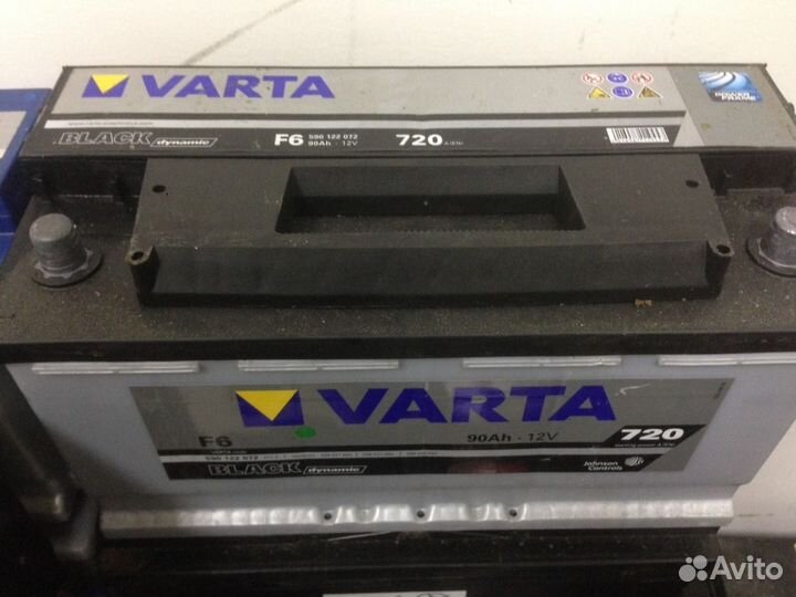 90Ач аккумулятор б/у Varta F6