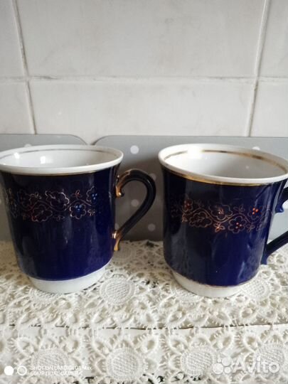 Чашки и блюдца фарфор СССР