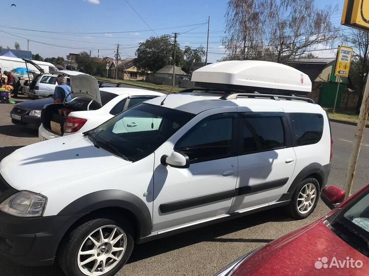 Автобокс на крышу Джокер 530 литров (белый)