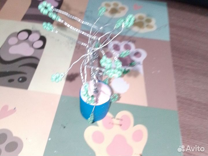 Деревце из бисера