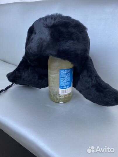 Мужская шапка ушанка овечий мех