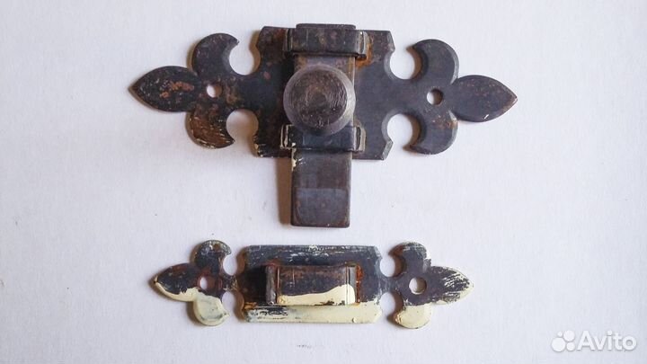 Защелка на дверь СССР задвижка с декором