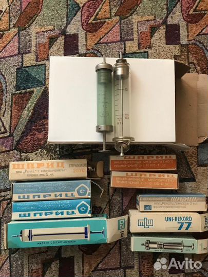 Шприцы и иглы СССР